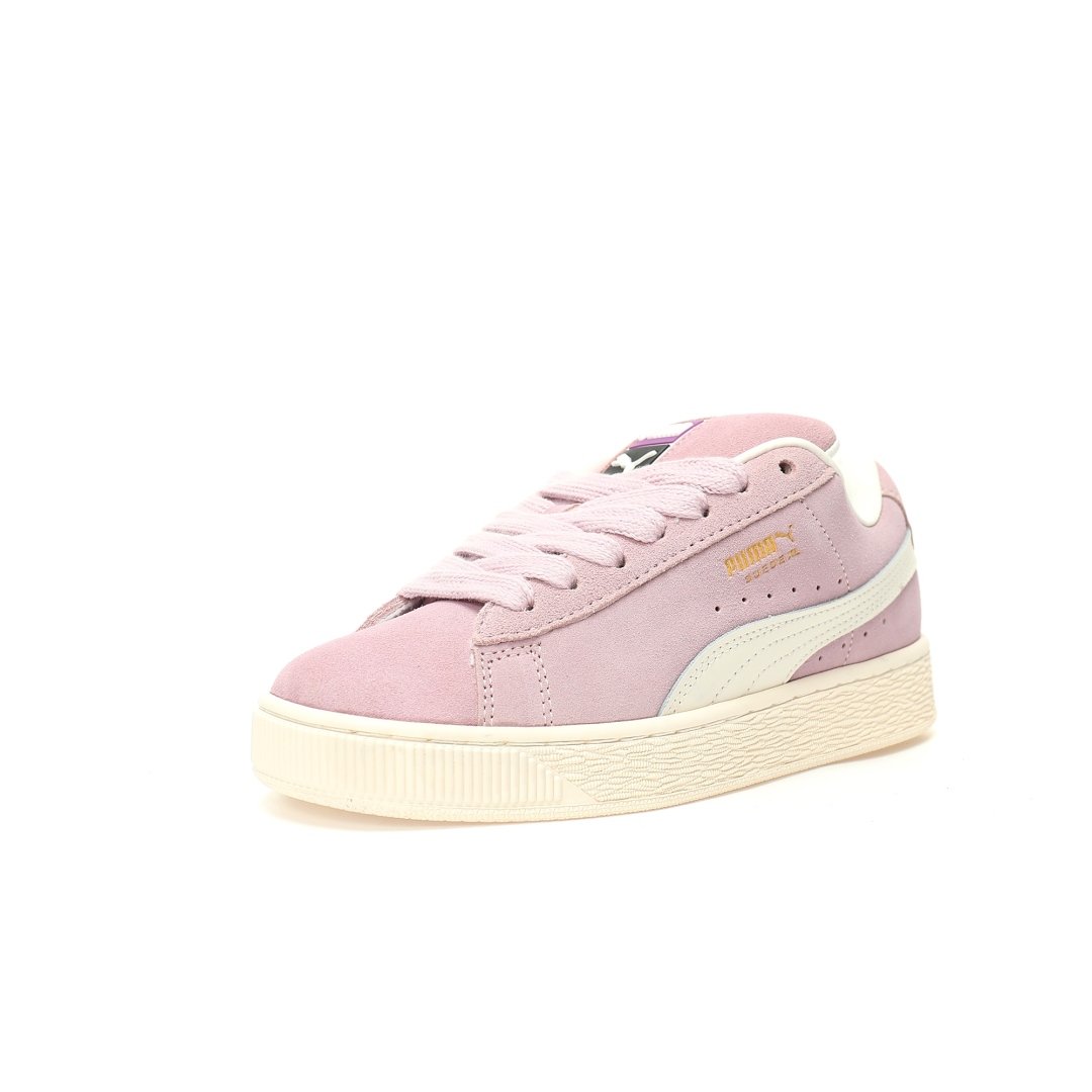Puma Suede Low XL Classic Star Series Low-top Bread Style Retro All-match Casual Sports "Flannel Light Purple Beige"