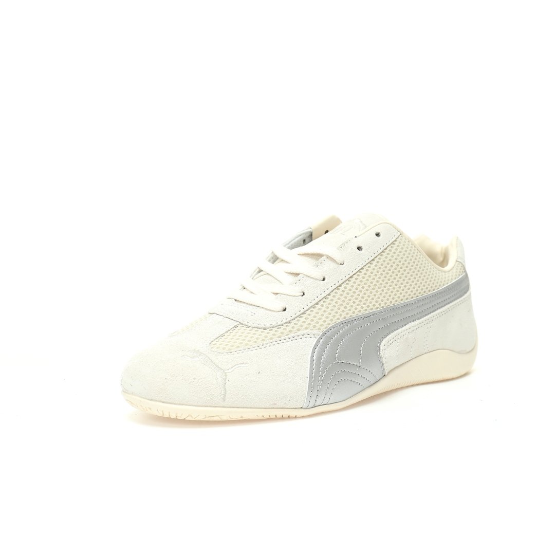 speed og sd "beigesier" extreme racing series low-top German training style stitching retro all-match leisure sports racing shoes "fur cream beige silver