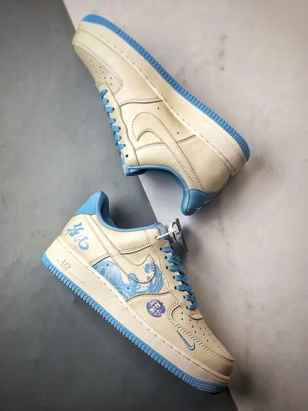 air force 1 07 low Lingzhu beige blue