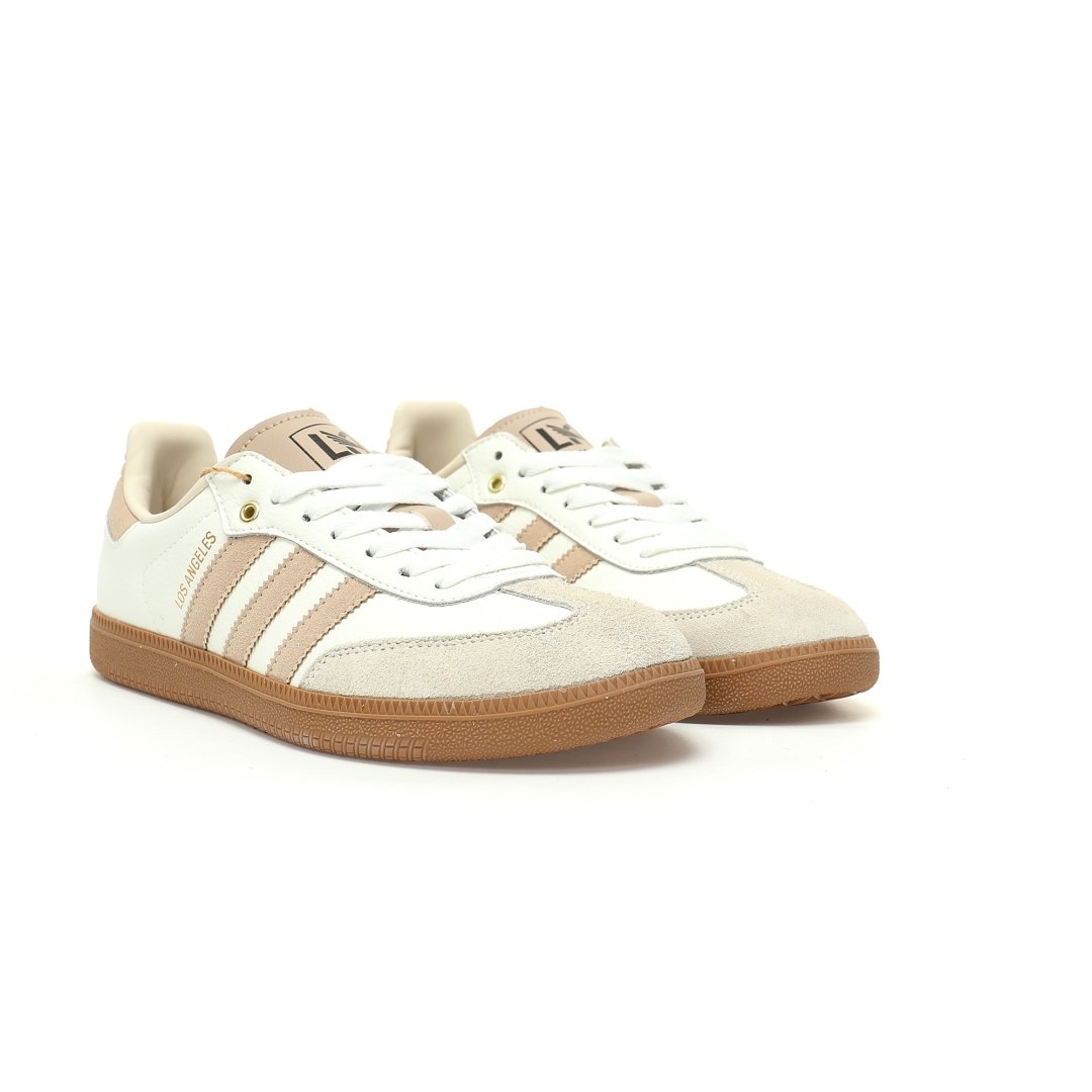 Adidas originals samba og"beige de mujer"Joint beige and light brown rubber sole"