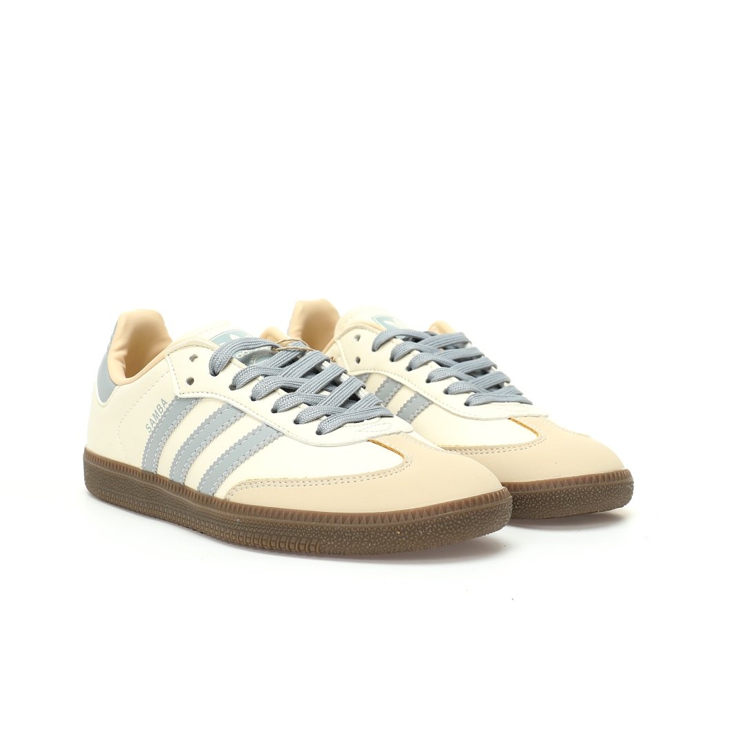 adidas originals samba og"beige de mujer "Sea salt white milk blue caramel base"