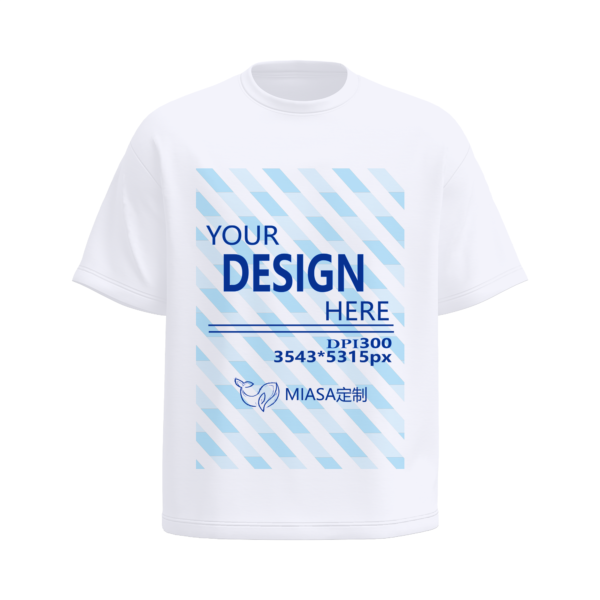 Men's 280g Tencel Cotton Drop Shoulder Short Sleeve T-Shirt
