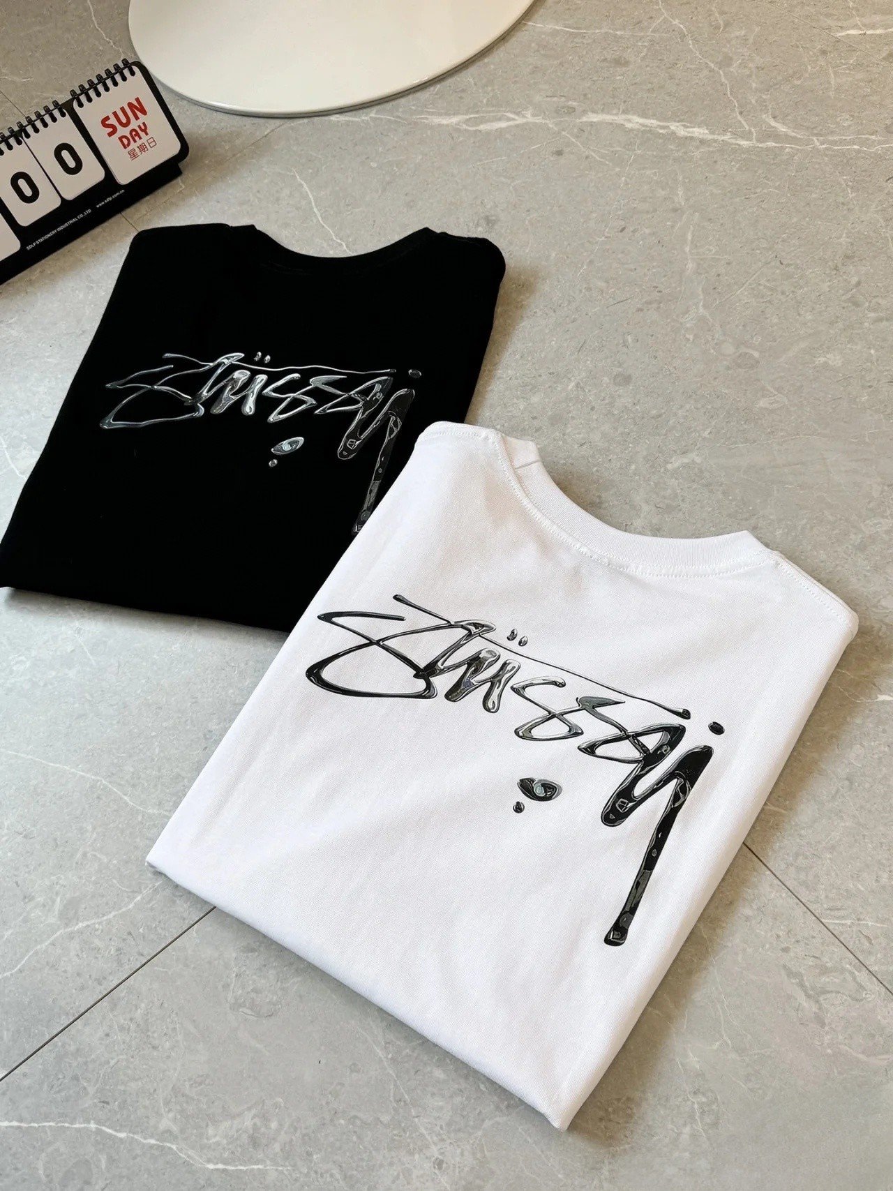 Stussy limited edition HONG KONG print short-sleeved T-shirt