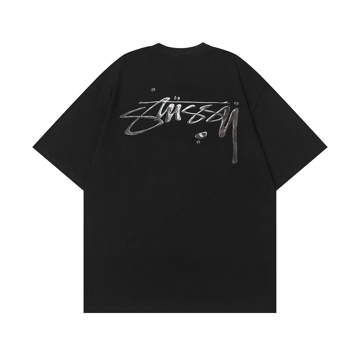 Stussy American trendy brand loose fit short-sleeved T-shirt