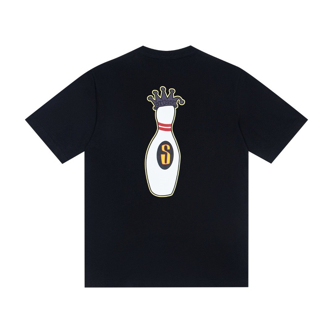Stussy Stussy men and women couples same style short-sleeved half-sleeved T-shirt O1