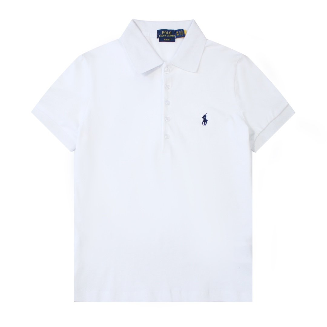 Polo Ralph Lauren Ralph Lauren classic warhorse logo embroidered on the chest five-button polo shirt short sleeve slim fit
