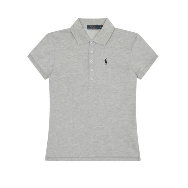Ralph Lauren classic pony embroidered lapel women's slim fit POLO short sleeve