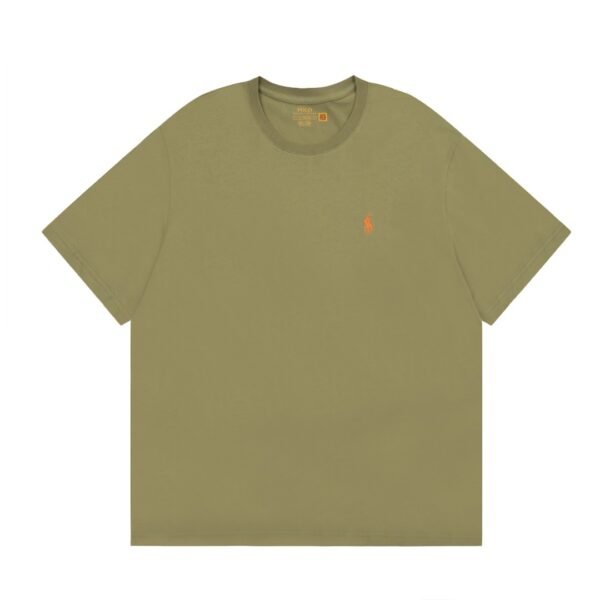Ralph Lauren Classic Pony Braid Round Neck Basic Short Sleeve