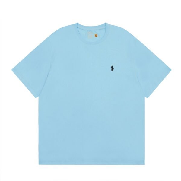 Ralph Lauren Classic Pony Braid Round Neck Basic Short Sleeve