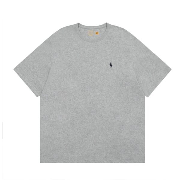 Ralph Lauren Classic Pony Braid Round Neck Basic Short Sleeve