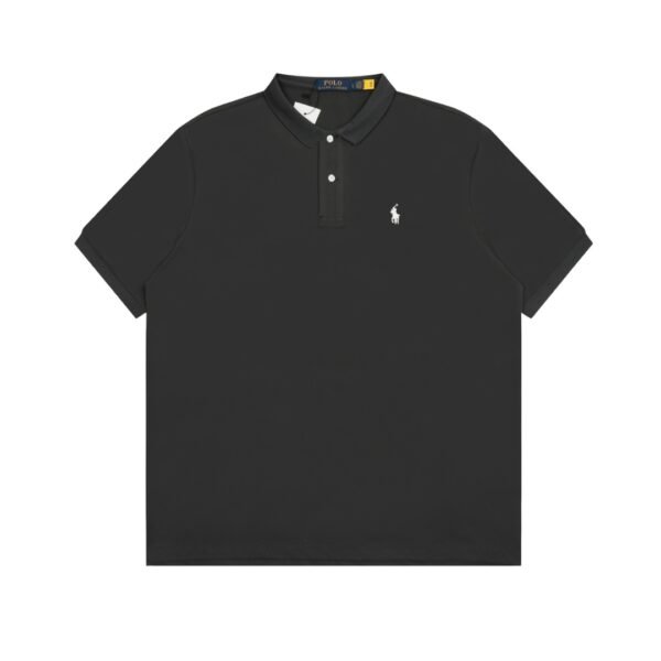 Ralph Lauren classic pony embroidered lapel POLO short sleeve