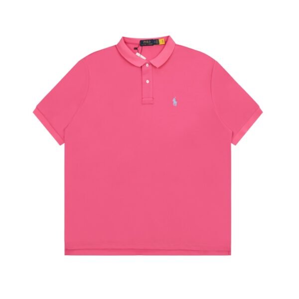 Ralph Lauren classic pony embroidered lapel POLO short sleeve