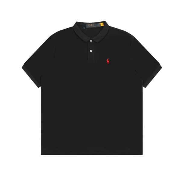 Ralph Lauren classic pony embroidered lapel POLO short sleeve