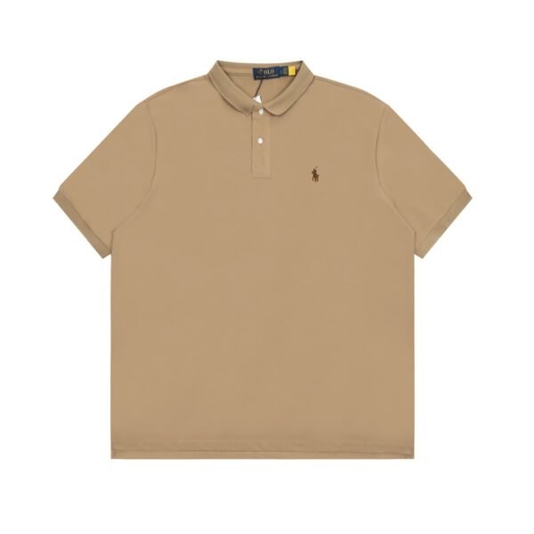 Ralph Lauren classic pony embroidered lapel POLO short sleeve